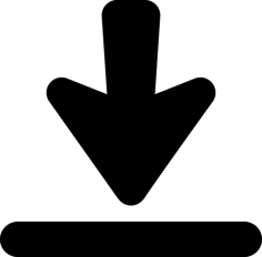 Down Arrow Download Button Svg Line Art, Free Vectors File